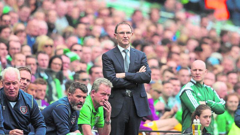 Republic of Ireland manager Martin O&#39;Neill who the SDLP want to invite along with the Northern Ireland team to a civic reception in Belfast city hall. 