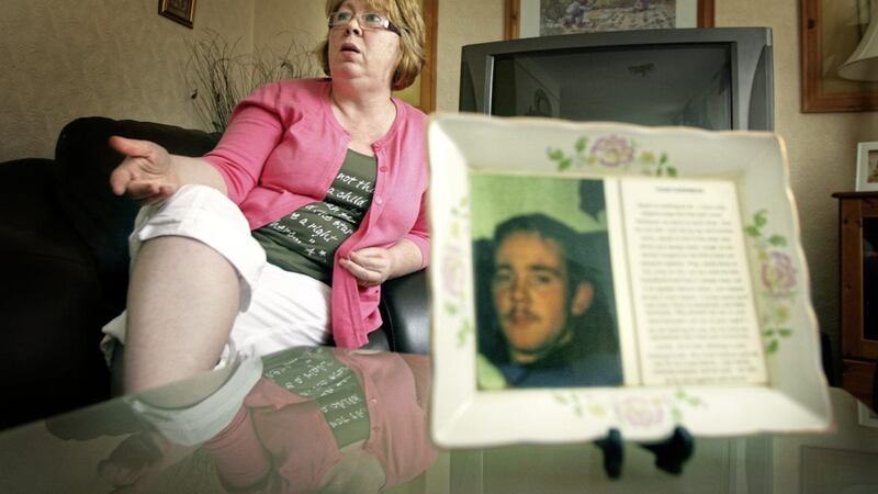 Marian Walsh, the mother of loyalist murder victim Damien Walsh (17), wants a Police Ombudsman report into his killing to be released  