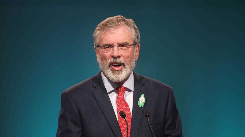 Gerry Adams said poverty is not an accident