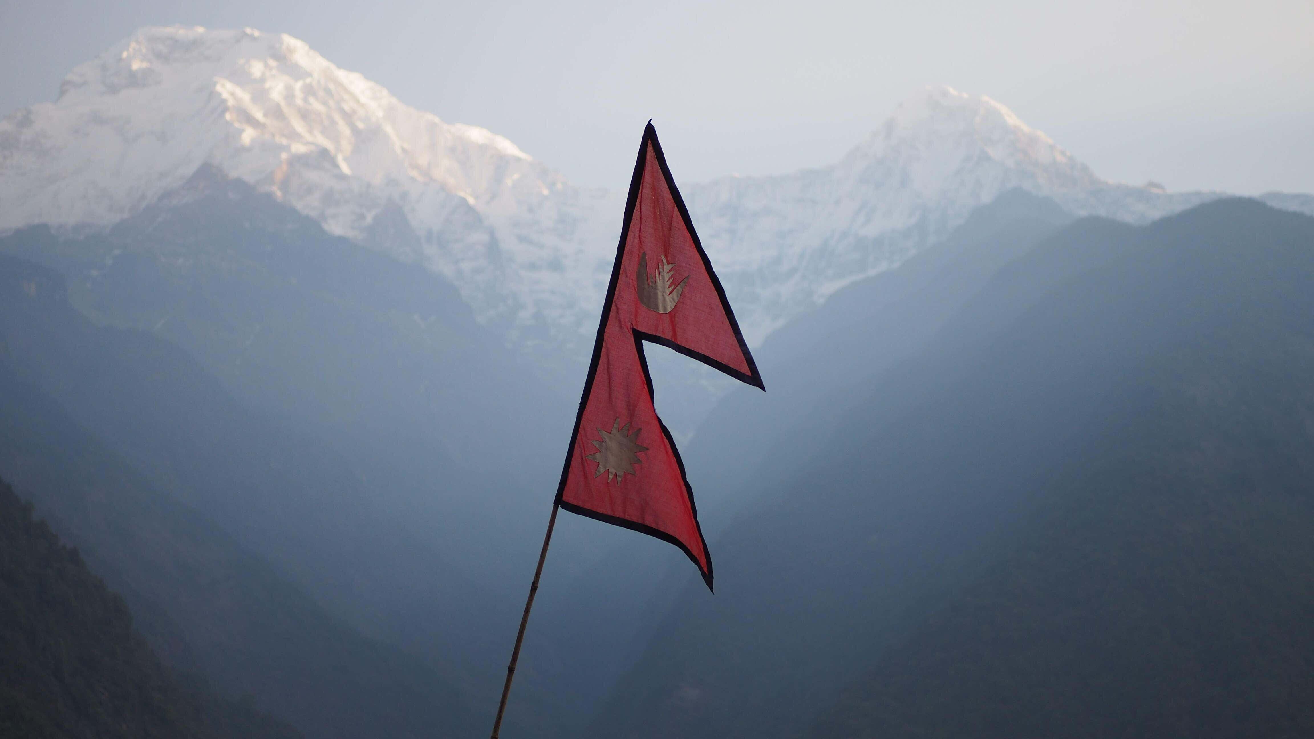 Nepal flag (Alamy/PA)