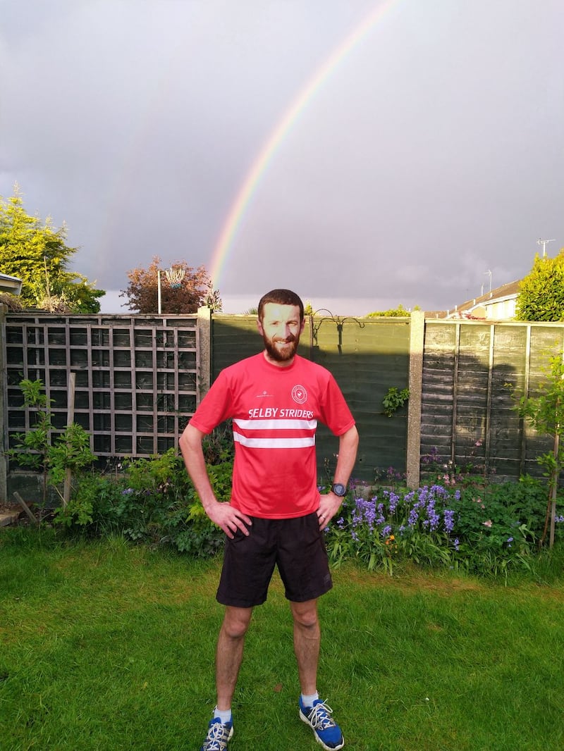 <strong>BEST FOOD FORWARD: </strong>Neil Musgrove is undertaking a gruelling ultra-marathon in his garden. Pic, Neil Musgrove/Leeds Cares