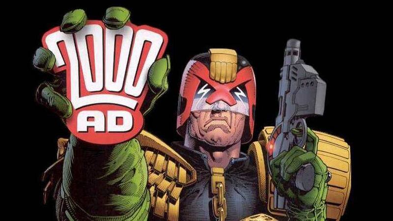 Judge Dredd, the best known star of iconic British comic 2000AD 