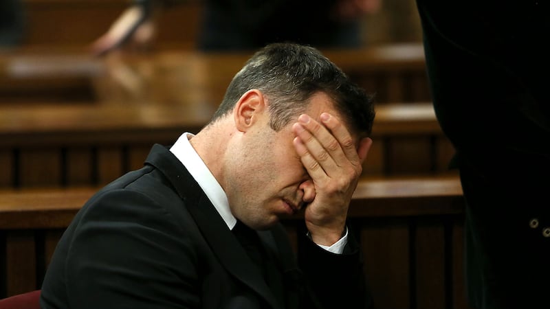 Oscar Pistorius during his trial for the murder of Reeva Steenkamp&nbsp;&nbsp;