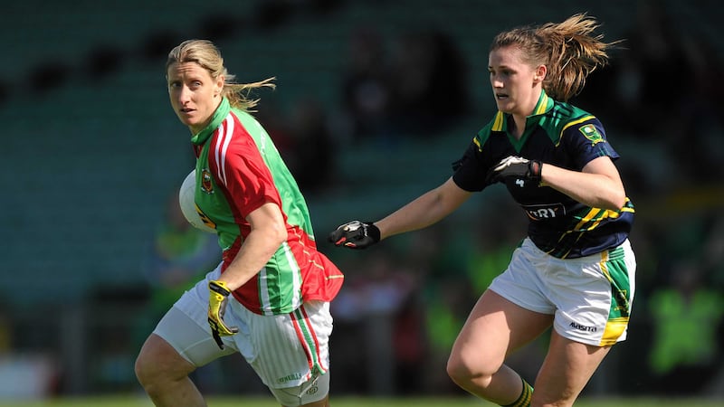 Cora Staunton, left, was the star of the show in Mayo's win over Armagh