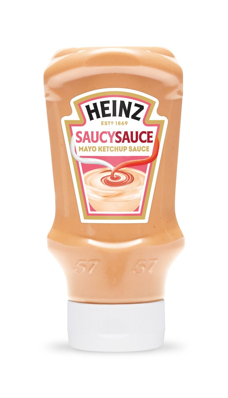 Heinz Mayochup, which has been renamed Saucy Sauce for the UK market