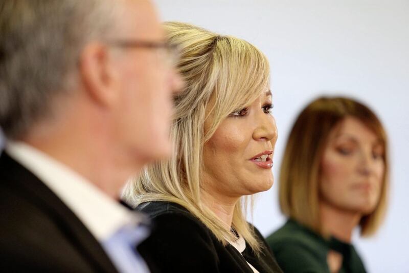 Michelle O&#39;Neill said Arlene Foster had &#39;lost the run of herself&#39;. Picture by Mal McCann 