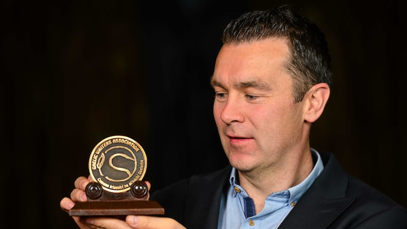 Oisin McConville was inducted into the Gaelic Writers&rsquo; Association Hall of Fame at the 2015 Gaelic Writers&rsquo; Association Awards last night.