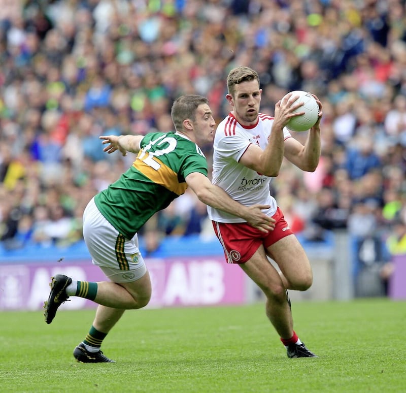 Niall Sludden played in Tyrone's 2021 All-Ireland SFC semi-final win over Kerry but didn't feature against the same opposition in this year's All-Ireland quarter-final as the Red Hands were defeated by the Kingdom