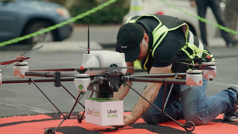 Firm says drones can speed up deliveries and increase the number of culinary choices available to customers.