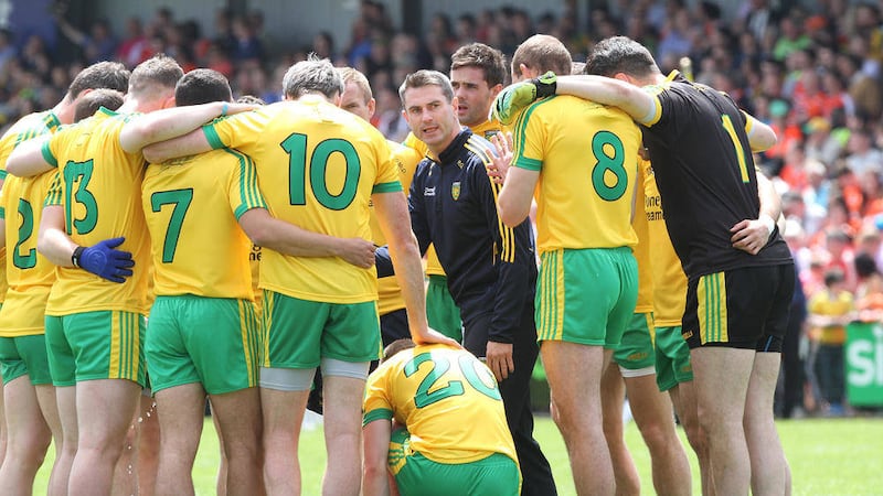 Rory Gallagher rallies his troops ahead of their Ulster Championship duel with Armagh at the Athletic Grounds