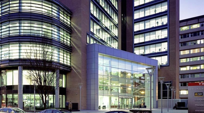 Invest NI&#39;s headquarters on Belfast&#39;s Bedford Street. 