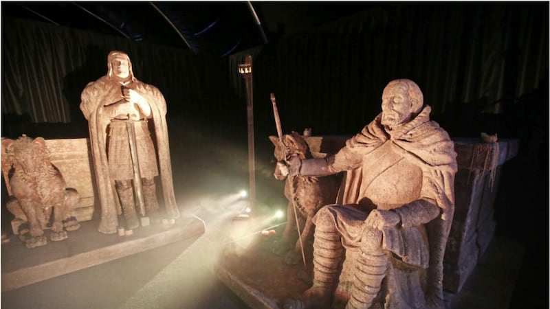 The Game of Thrones touring exhibition at the Titanic Exhibition Centre in Belfast. Picture by Hugh Russell 