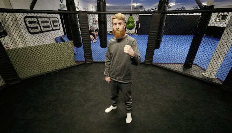 Sinn F&eacute;in local election candidate Paddy &quot;The Hooligan&quot; Holohan at his gym in Dublin. Picture by Niall Carson, Press Association 
