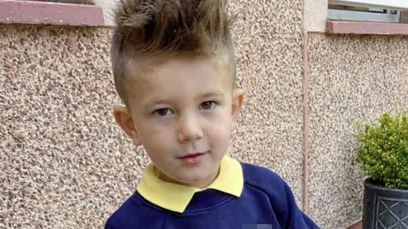 Roan (3) is currently in an induced coma at the Royal Belfast Hospital for Sick Children 