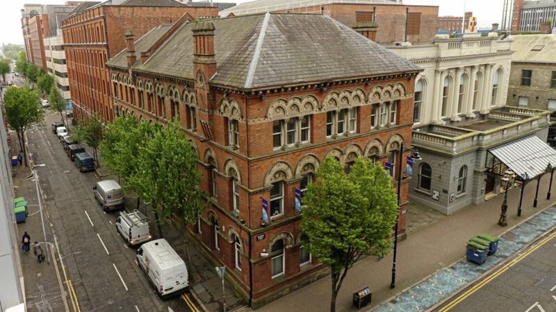Bryson House in Belfast&#39;s Bedford Street has been put up for sale 
