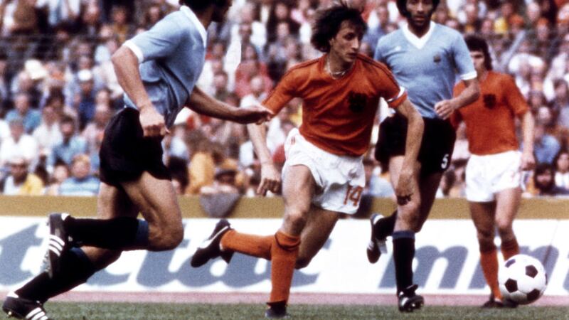 Johan Cruyff played for Ajax, AC Milan and Barcelona during a glittering career&nbsp;&nbsp;