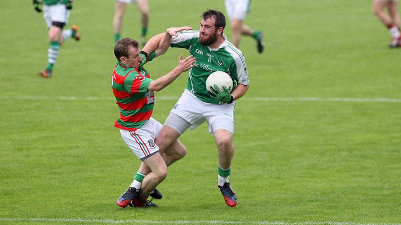 Roslea Shamrocks forward Sean Quigley has hit 1-19 in this championship campaign 