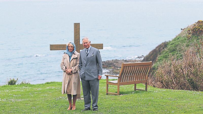 The Prince of Wales and the Duchess of Cornwall during a visit to the Corrymeela Centre in Ballycastle Co Antrim which is Northern Ireland's oldest peace and reconciliation centre&nbsp;