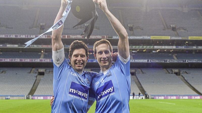 Brothers Sean and Colm Cavanagh enjoyed All-Ireland Football IFC triumph with the Moy earlier this year - but didn&#39;t play much football together over the summer. 