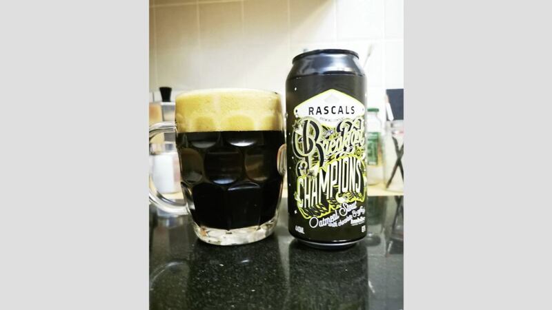 Breakfast of Champions, a 6.1 per cent breakfast stout from Rascals 