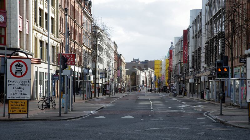 Retail centres such as Belfast's Royal Avenue have already shut down due to coronavirus.