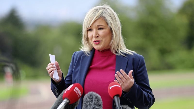 Deputy First Minister Michelle O'Neill is self-isolating and will be tested for Covid-19. Picture by Mal McCann