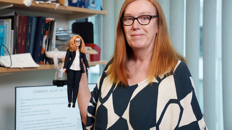 Barbie has created a doll in the likeness of Professor Dame Sarah Gilbert as part of a global campaign to encourage girls into Stem careers.