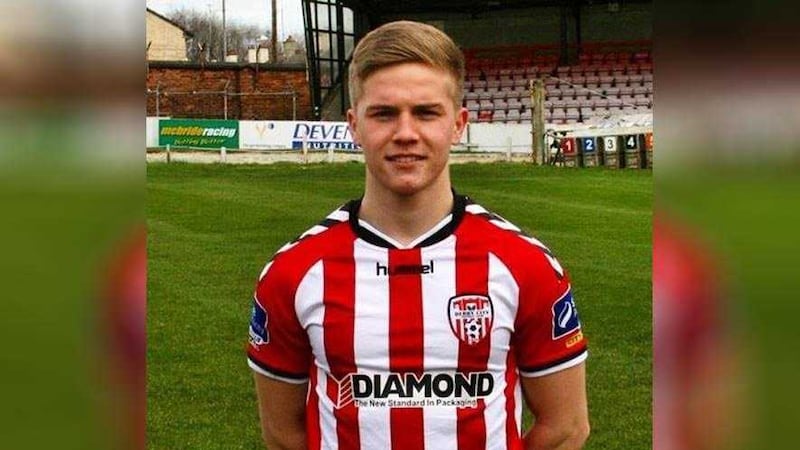 Derry City FC player Joshua Daniels lost five members of his family in the Buncrana pier tragedy<br /> <br />&nbsp;