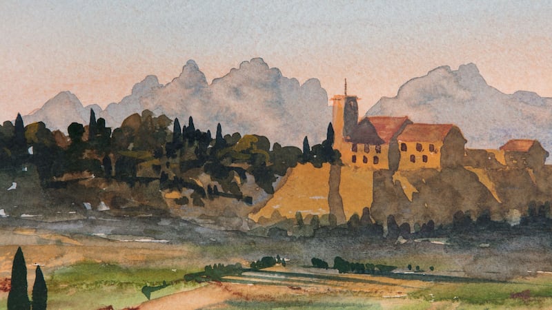 An exhibition of 79 of the prince’s watercolours is on show at The Garrison Chapel in London.