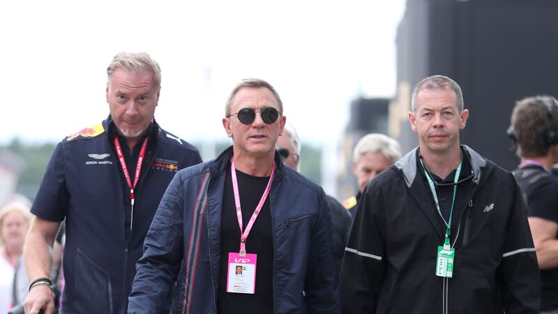 Celebrities were out in force for the Formula 1 at Silverstone.