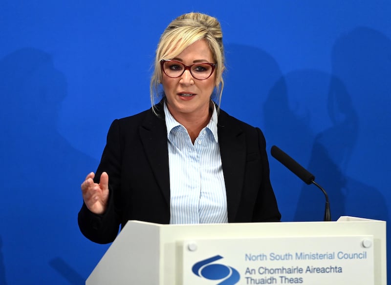 First Minister Michelle O’Neill, who was deputy first minister during the pandemic, is among those who had their government devices wiped, resulting in the loss of WhatsApp messages from the time