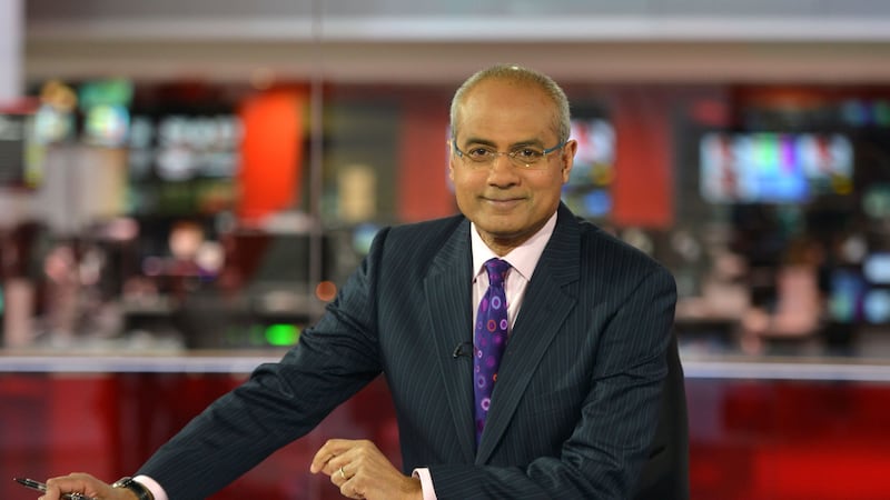BBC newsreader George Alagiah has died after being diagnosed with bowel cancer (Jeff Overs/BBC/PA)