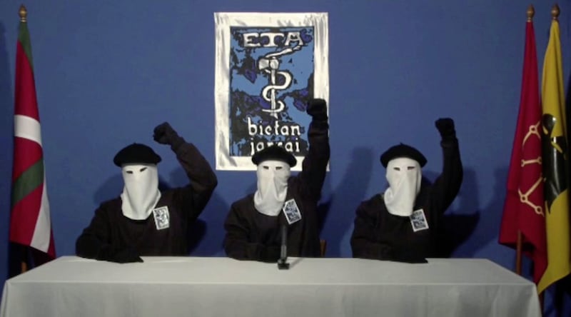 The Basque separatist group ETA has vowed not to return to violence. Picture by PA/Gara