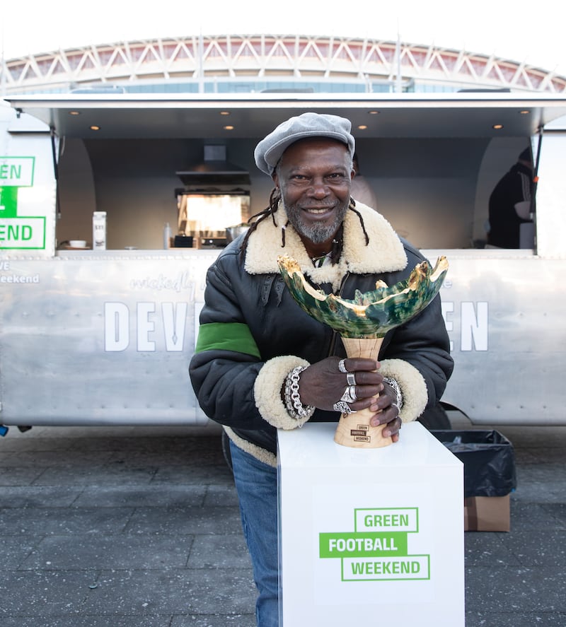 Levi Roots has joined the Green Football Weekend campaign