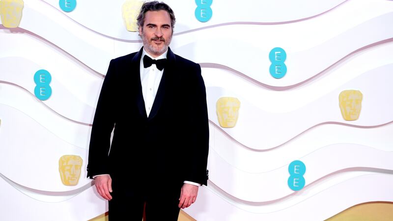 The actor has been wearing the same Stella McCartney suit in a bid to reduce waste.