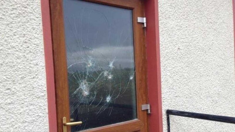 Windows were smashed at Strawletterdallon Orange hall, near Newtownstewart 
