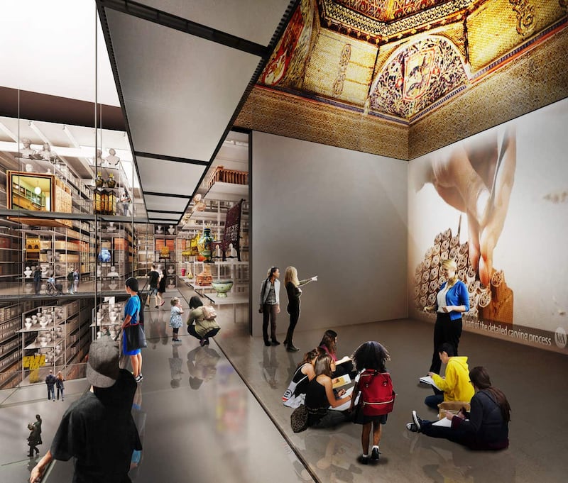 Plans for a V&A collection and research centre 