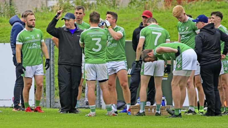 Cargin face St John&#39;s tomorrow but are already through to the knock-out stages Picture: Seamus Loughran. 