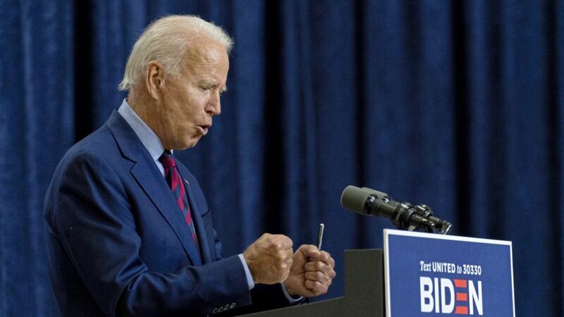 Democratic presidential candidate Joe Biden said he is committed to preserving peace and stability in Northern Ireland. Picture by AP Photo/Carolyn Kaster