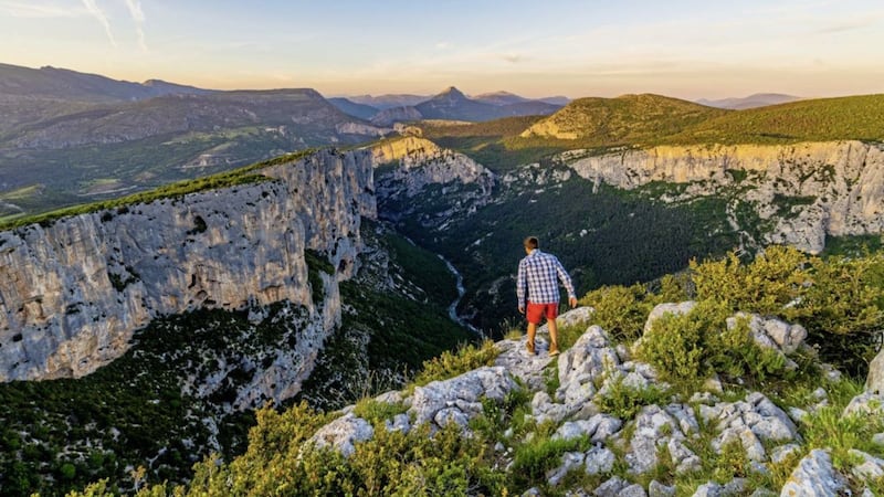 The spectacular Gorges du Verdon is given its name by the Verdon River, which rises in the high Alps 