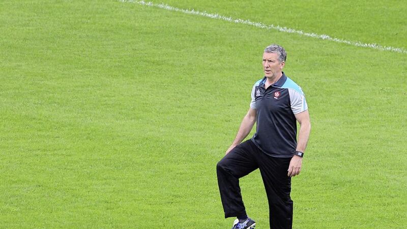 Damian Barton had just two years in charge of Derry 