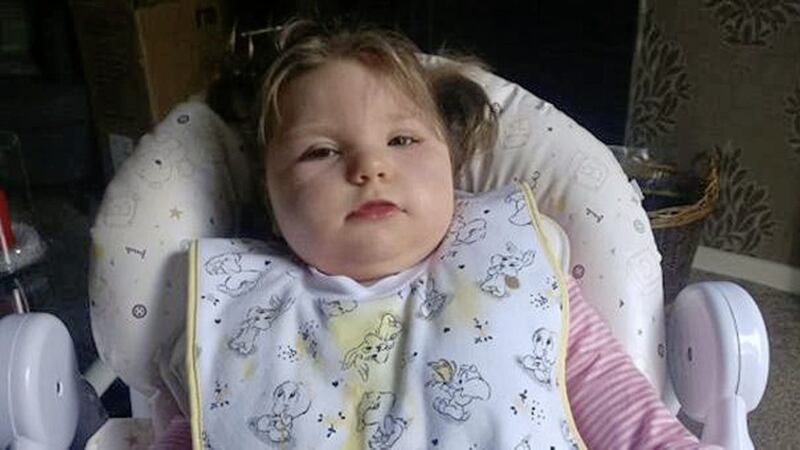 Three-year-old Jorja Emerson from Dundonald suffers from severe epilepsy  