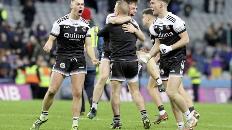 Jerome Johnston, Kilcoo&#39;s All-Ireland hero less than a fortnight ago, could be back in the frame for Down against Roscommon this weekend. Picture by Philip Walsh 