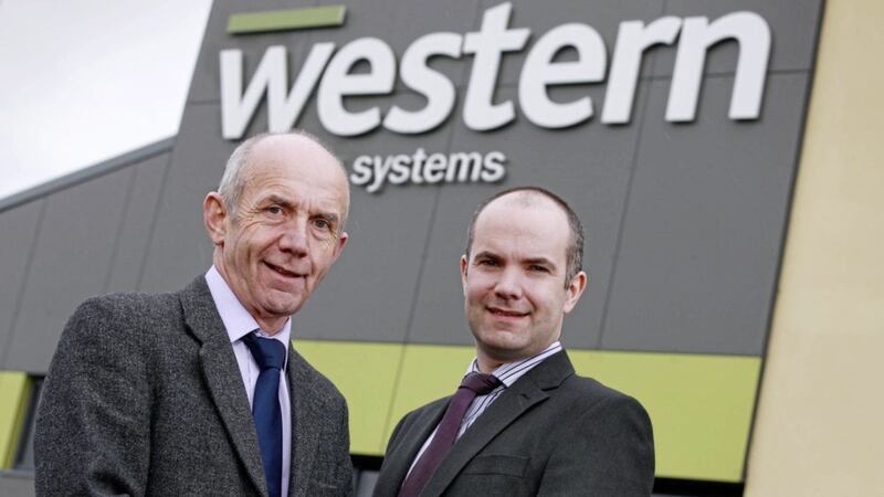 Western Building Systems directors Martin and Declan McCloskey 