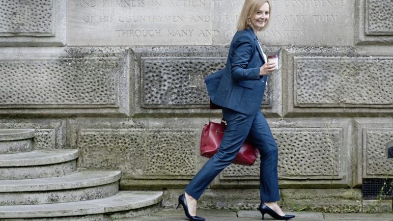 UK Foreign Secretary Liz Truss has threatened to trigger Article 16 of the NI Protocol ahead of talks with the EU this week. Picture by Stefan Rousseau/PA Wire. 
