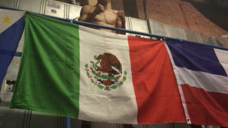 Leo Santa Cruz at the Church Street Gym in Manhattan on Wednesday &nbsp;