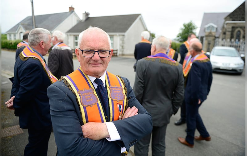 Darryl Hewitt, Portadown Orange Order district master. Picture by Arthur Allison