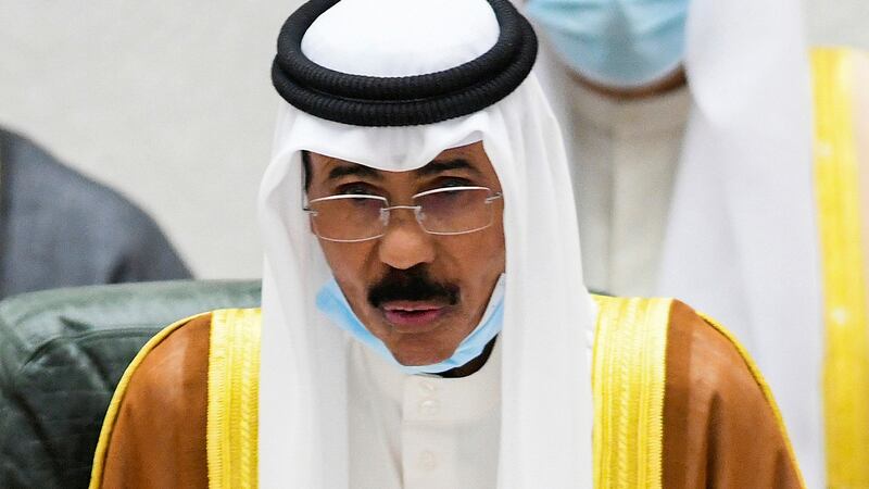 The Emir of Kuwait Sheikh Nawaf Al Ahmad Al Sabah is said to be stable in hospital (AP)