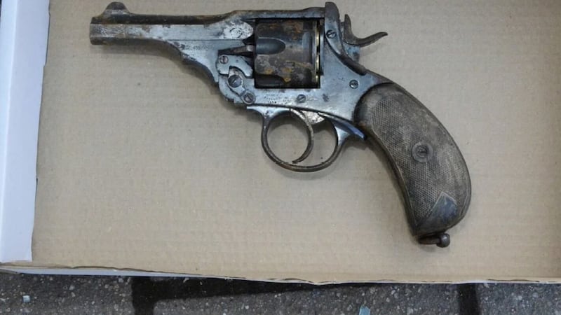 The gun recovered by police