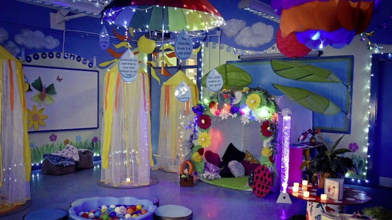The self-funded umbrella room at St Eithne&#39;s PS in Derry 